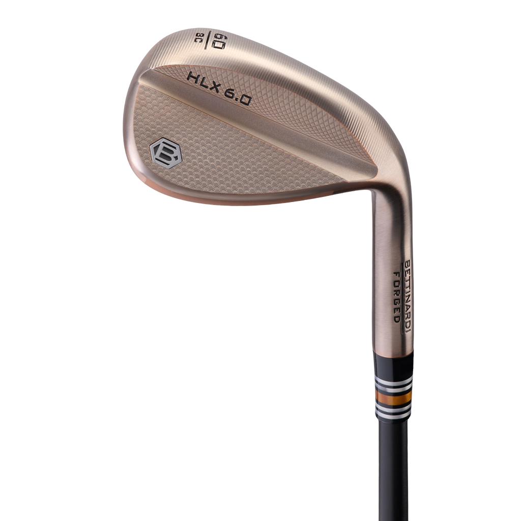Bettinardi HLX 6.0 Molten Copper PVD wedge address view